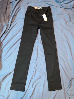 Denver Hayes Black Slim Straight Pants, 2 X 32